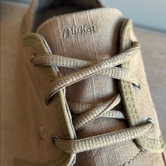 OluKai Men’s Tan Canvas boat shoes , Size 13 - Stylish & Comfortable.” - Picture 8 of 10